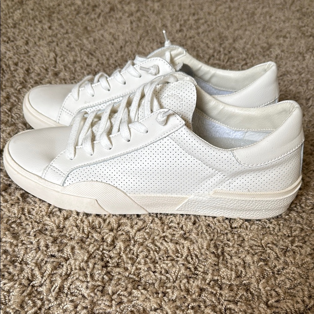 Dolce Vita White Perforated Sneakers